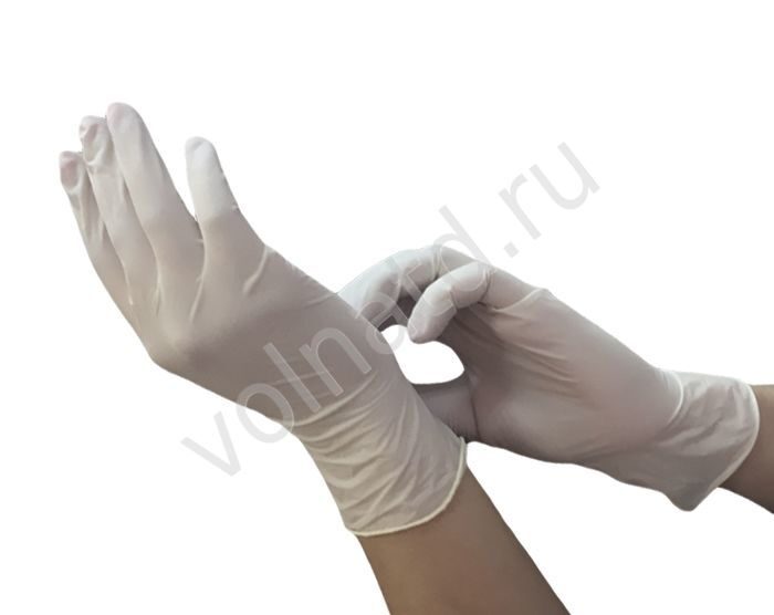 Перчатки смотровые опудренные Малайзия Перчатки латексные гладкие опудренные